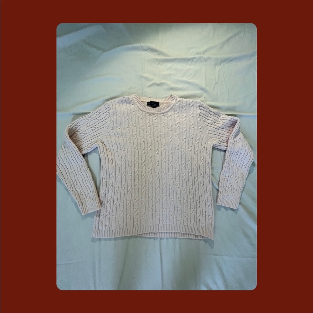Thrifted sweater (pale pink)
